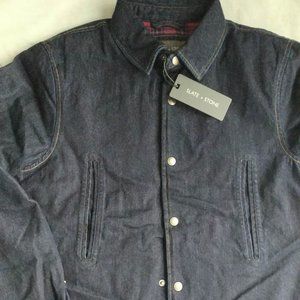 Slate&Stone, men's denim shirt jacket, S, NWT